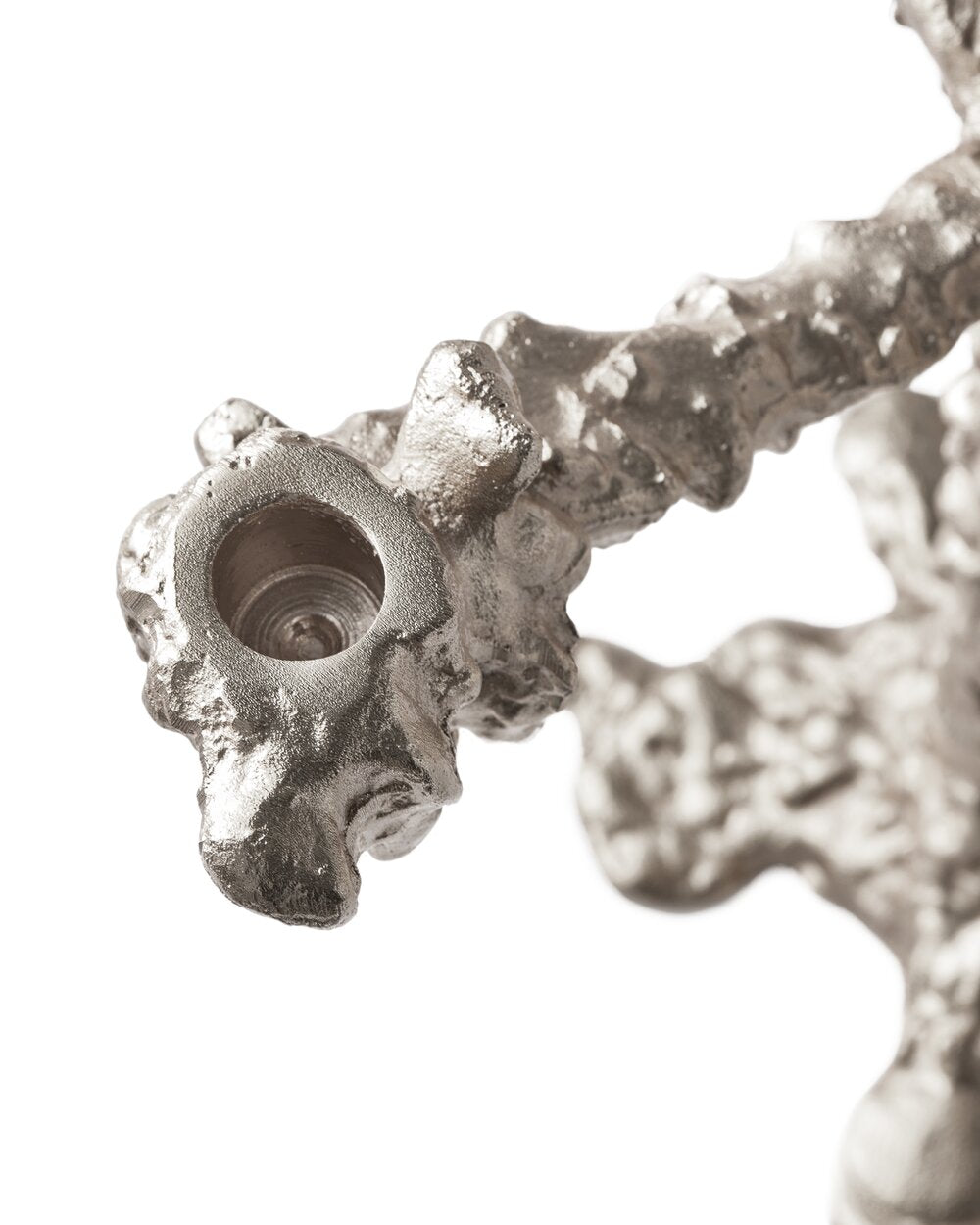 Drip lysestage, sølv - 4-arme